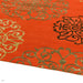 Matrix MAX43 Tanger Modern Geometrisch Handgeweven Hoge Dichtheid Zacht Getextureerde Wol &amp; Viscose Mix Terracotta Oranje/Multi Vloerkleed