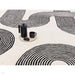 Matrix MAX87 Arches Modern Geometric Hand-Woven High-Density Soft Textured Wool&Viscose Mix Black Rug