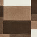 Matrix MT61 Modern Geometric Blocks Soft Hand-Carved Beige/Brown/Cream Rug