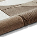 Matrix MT63 Modern Geometric Soft Hand-Carved Beige/Brown/Cream Rug