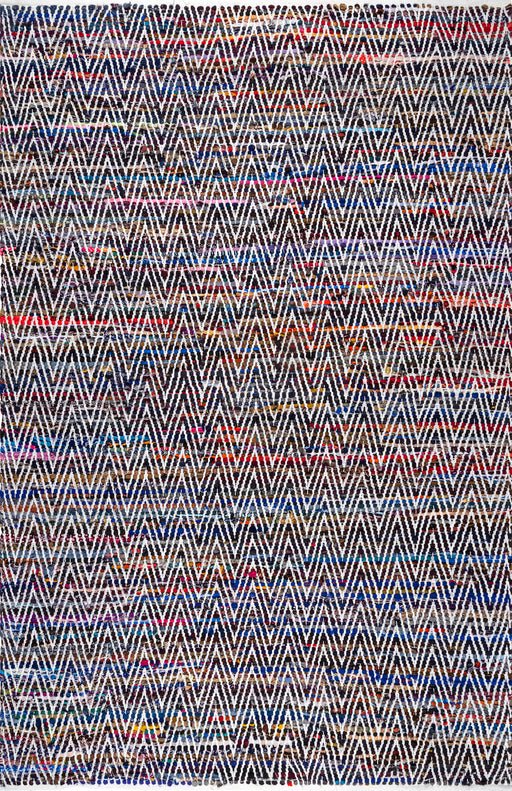 Maxine Indigo Chevron Area Rug 150x240 cm