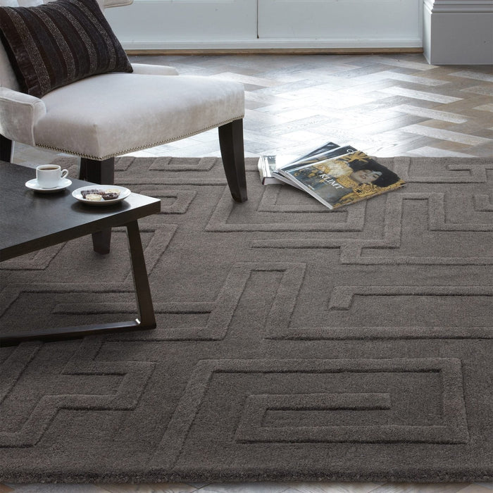 Maze Charcoal Rug