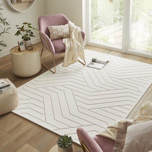 Maze MAZ101 Ivory Rug