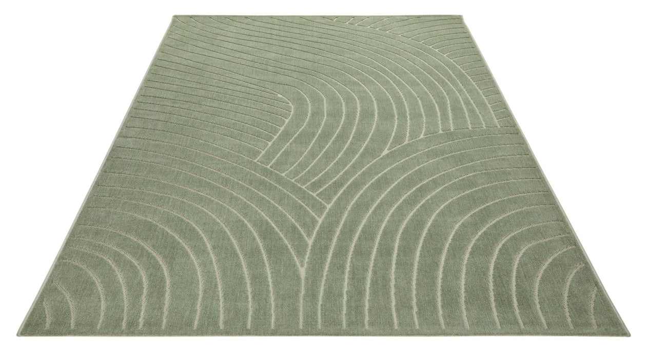 Maze MAZ105 Green Rug
