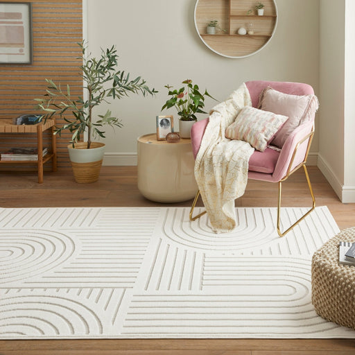 Maze MAZ106 Ivory Rug