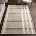 Tappeto scozzese con frange Mckinley 150x240 cm Beige chiaro