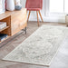 Medallion Area Rug 160x230 cm Cream Color