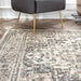 Medallion Area Rug 160x230 cm Cream Color