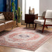 Medallion Area Rug 160x230 cm Red