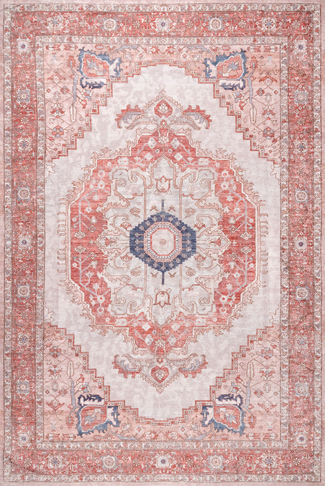 Medallion Area Rug 160x230 cm Red