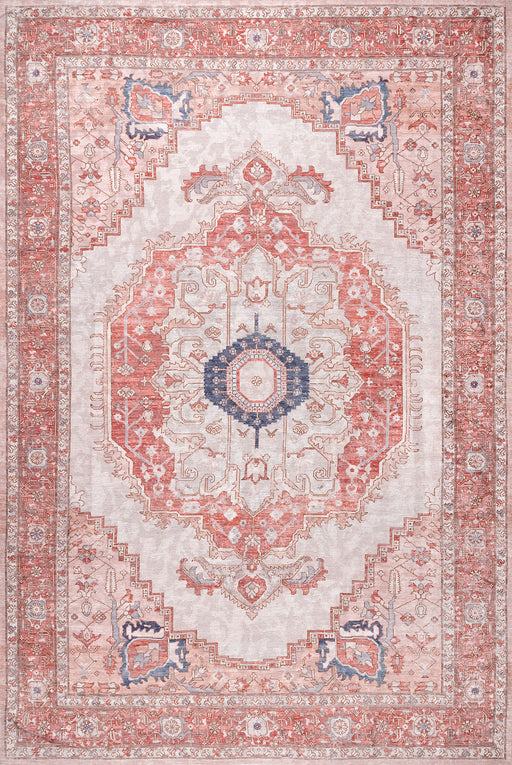 Medallion Area Rug 160x230 cm Red