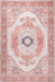 Medallion Area Rug 160x230 cm Red
