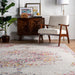 Medallion Area Rug For Living Room In Pink