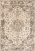 Medallion Area Rug in Beige 100% Microfiber 160x230 cm