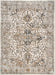 Medallion Area Rug in Beige for Elegant Home Decor