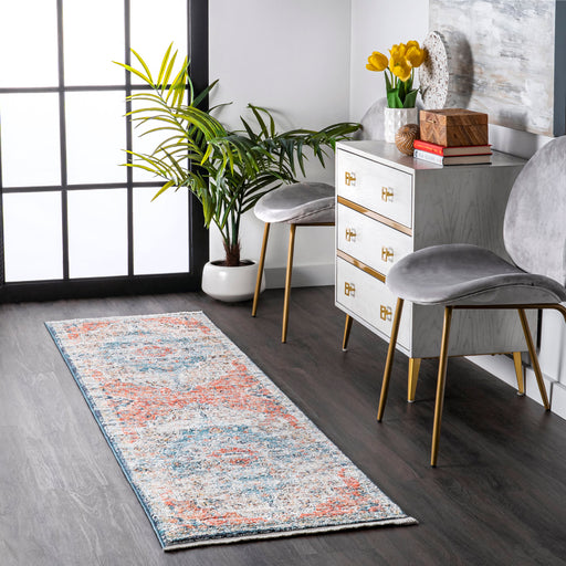 Medallion Area Rug in Multicolor for Home Decor