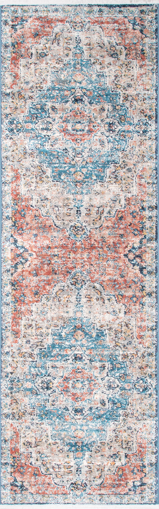 Medallion Area Rug in Multicolor for Home Decor