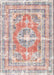 Medaillon Area Rug in oranje voor Home Decor