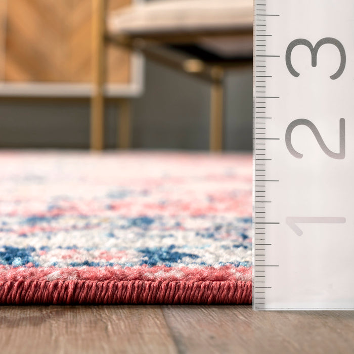 Medallion Area Rug in Rust 120x180 cm