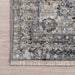 Medallion Fringe Area Rug 160x230 cm Grey Vintage Design