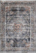 Medallion Pattern Area Rug 160x230 cm Grey