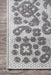 Medallion Pattern Indoor Outdoor Rug in Grey 150x240 cm