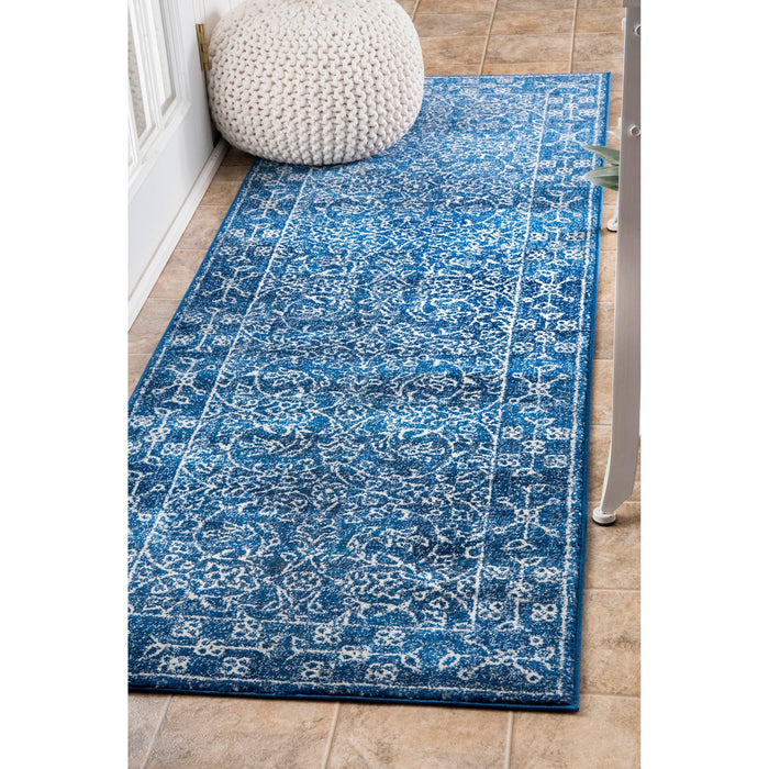 Medieval Blue Tracery Area Rug 150x230 cm