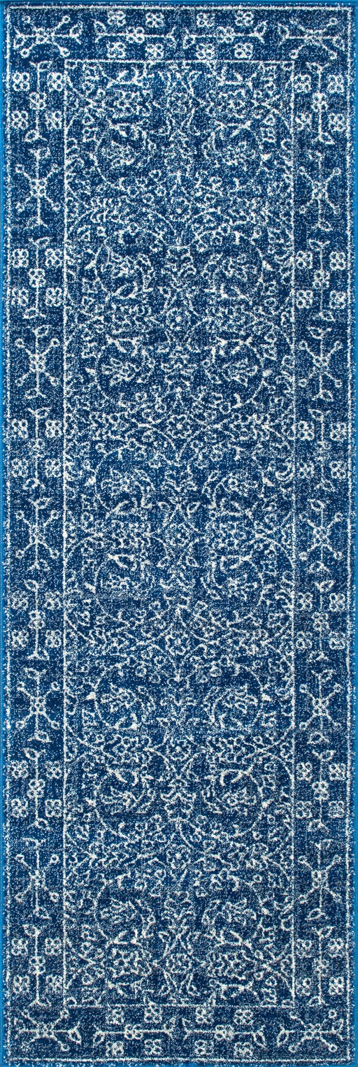 Tappeto medievale Tracery blu 150x230 cm