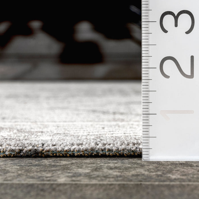 Meera Grey Indoor Outdoor Area Rug 50cm x 80cm