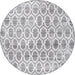 Megan Trellis Grey Washable Indoor Outdoor Area Rug 122x183 cm