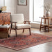 Meilani Persian Washable Rug In Brick Color 120x180 cm