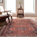 Meilani Persian Washable Rug In Brick Color 120x180 cm
