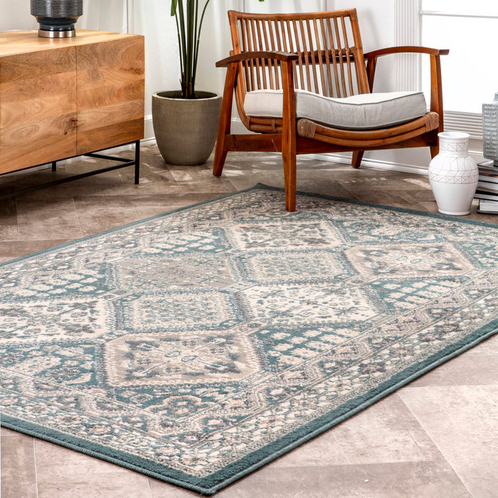Melange Area Rug 160x230 cm in Blue
