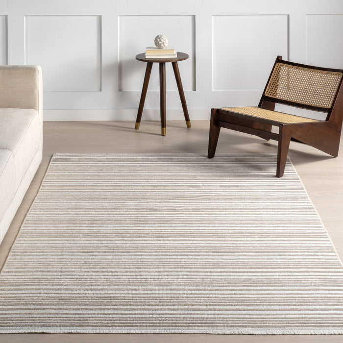 Melany Reversible Washable Area Rug 120x180 cm Taupe