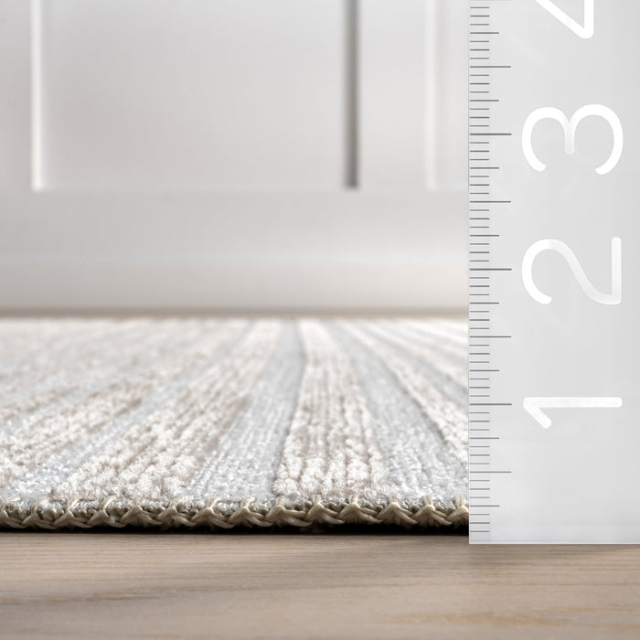 Melany Reversible Washable Area Rug 120x180 cm Taupe