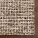 Melrose Ruskea ruudullinen villamatto 160x230 cm