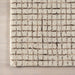 Melrose Cream Checked Area Rug 152cm