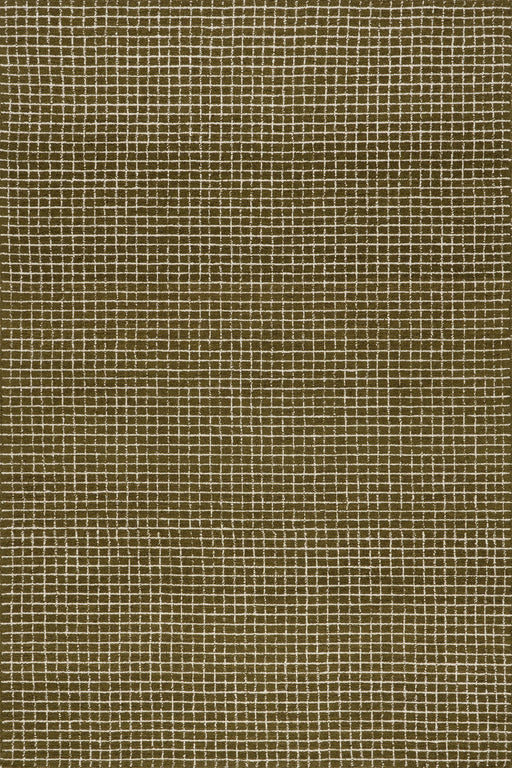 Melrose Graphic Wool Rug 152 cm x 244 cm Moss Color