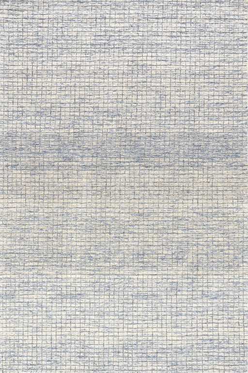 Tappeto Melrose Graphic in lana Azzurro Grigio 152x244 cm