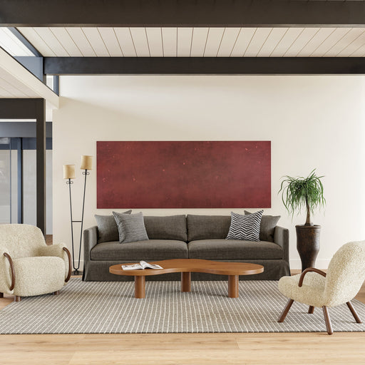 Melrose Grey Checked Wool Rug 152x244 cm