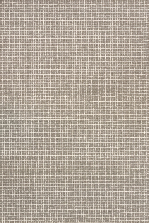 Melrose Grey ruudullinen villamatto 160x230 cm