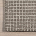 Melrose Grey Checked Wool Rug 170x240 cm