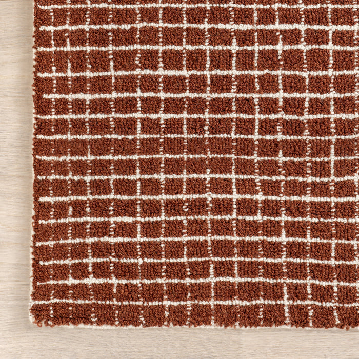 Melrose Wool Rug 160x230 cm Chestnut Color