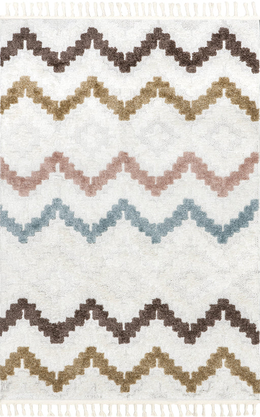 Meredith Beige Kids Pastel Waves Area Rug 120 x 160 cm