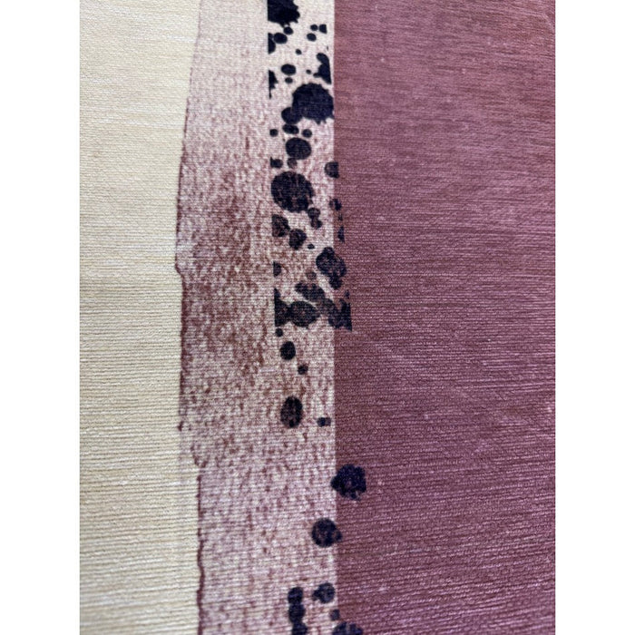 Michelle Collins AB0151 Modern Abstract Printed Smooth Soft-Touch Polyester Flat-Pile Flatweave Rose/Crimson Rug