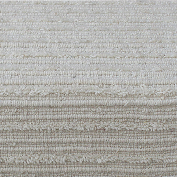 Mid-Century Hand-Woven Wool Polyester Bench