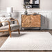 Milazia Washable Plush Cloud Area Rug 120x180 cm White