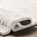 Milazia Washable Plush Cloud Area Rug 120x180 cm White