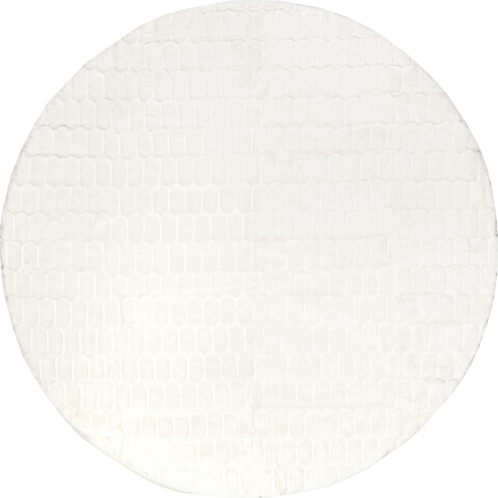 Milazia Washable Plush Cloud Area Rug 120x180 cm White