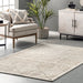 Miley Ivory Textured Tiled Area Rug 160 X 230 cm